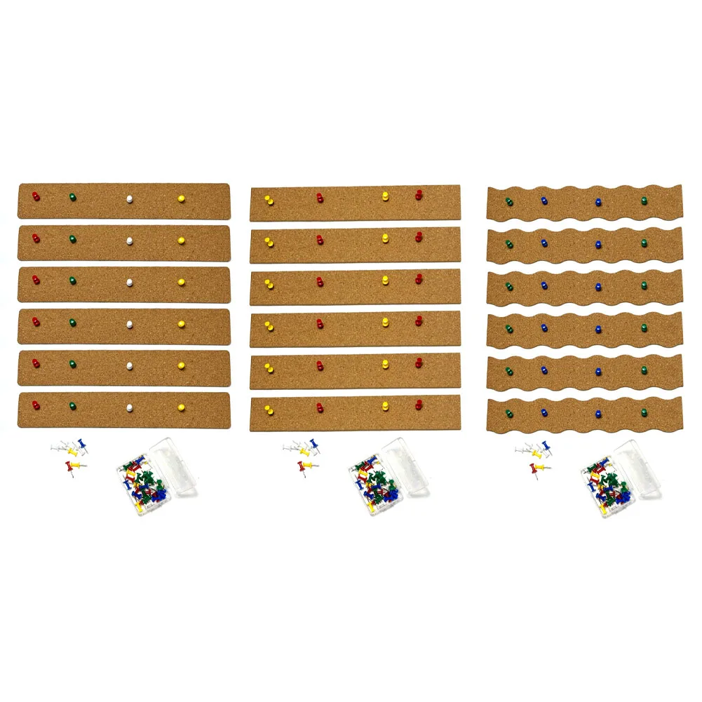 

Strip Cork Board Strips Adhesive Backing Thick And Sturdy Customize Organize And Decorate Thumbtacks Accessories