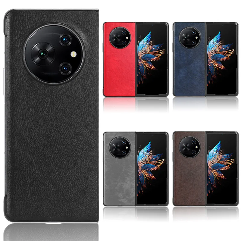 Nuovo Stile Per Tecno Phantom V Fold Lychee Cover Posteriore Fantasia Per Tecno Phantom Vfold Phantom V Fold Vintage Lychee Pieghevole Ph