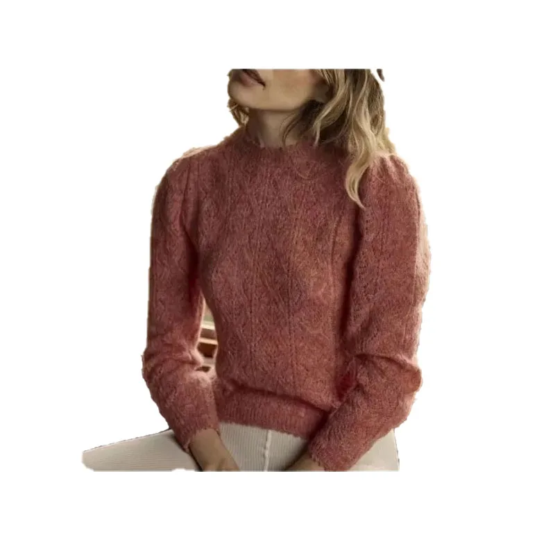 

VII 2024 Brand DO New Arrivals Autumn And Winter Women's Clothing Openwork Crochet Female Knitwears Sweater Free Shipping Offers