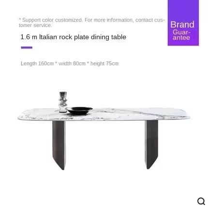 1.6m table