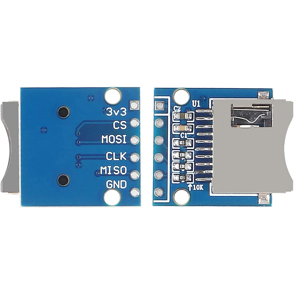 YINETTECH SD-Kartenmodul 10er Pack - SPI Kompatibel Für Mikrocontroller Projekte