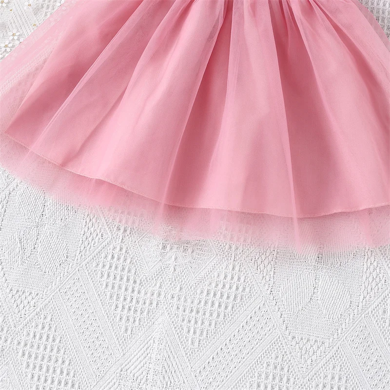 Baby Girls' Dress Summer Fresh Mesh Girls' Dress Bow Printed Girl Baby Sleeveless Strap 0-3 Years Old girls dress,baby girl dress