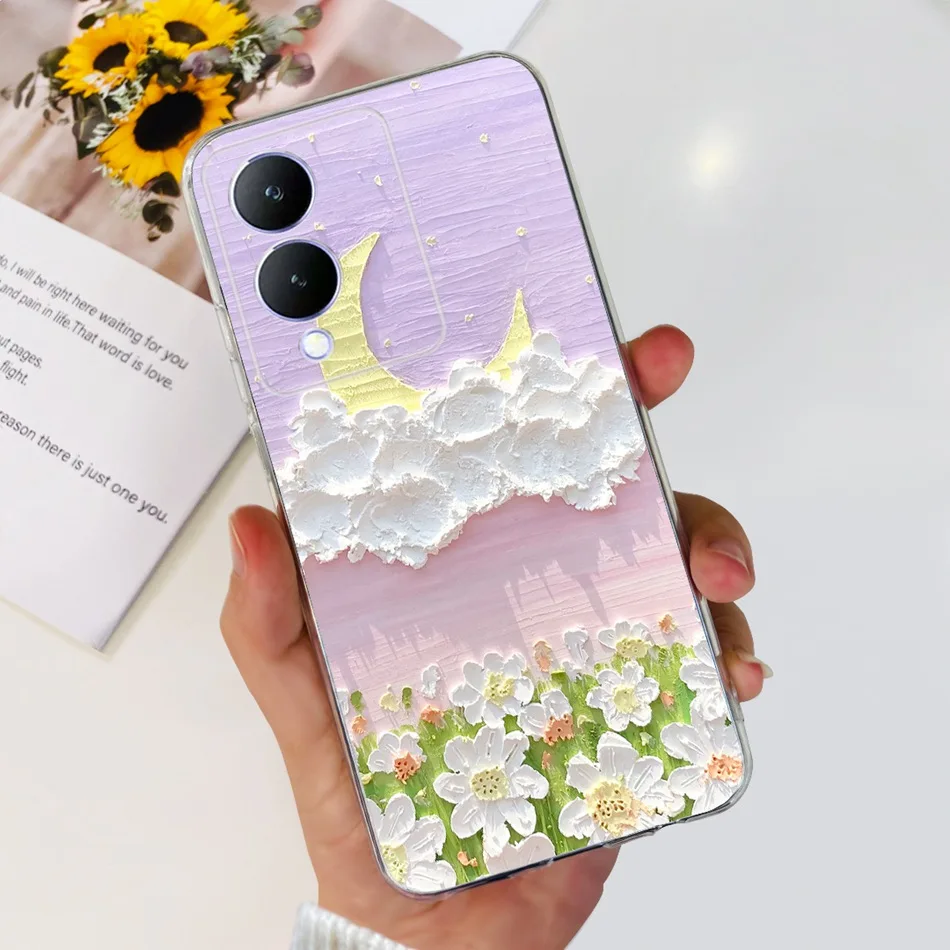 Elegant Pattern Soft Silicone TPU Phone Back Cover in 2023