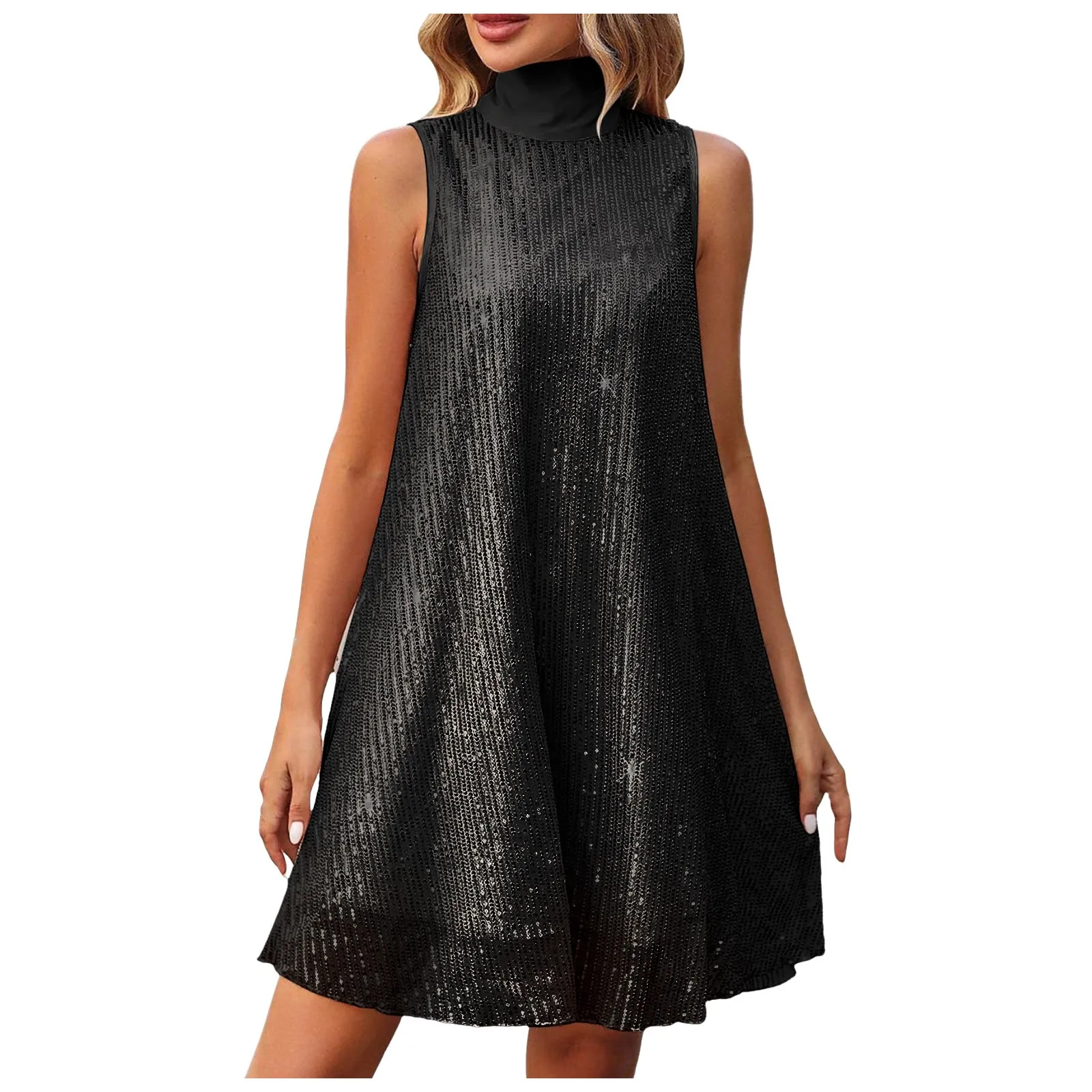 Elegant Party Dress Elegant Sequin Great For All Occasions.  S-2x - view