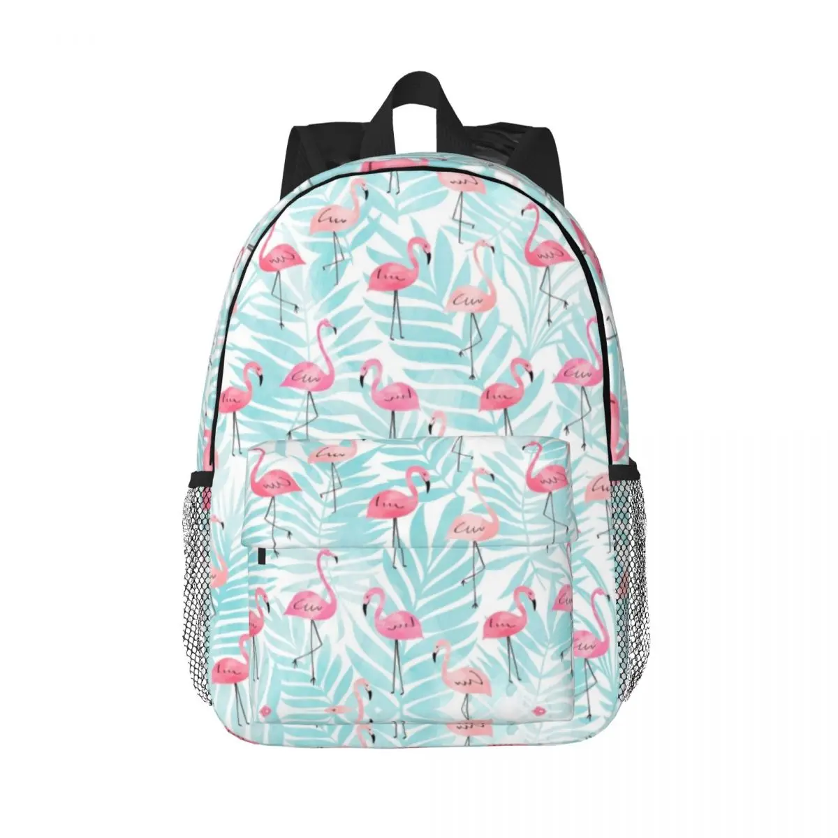 

Tropical Plants Flamingo Bird Seamless Pattern Backpack for Women Men College School Students Bookbag Fits 15 Inch Laptop Bags