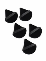 Black Triangle Powder Puff Facial Makeup Sponge Soft Velvet Cosmetics Puff Mixer Beauty Foundation Make-Up Sponge Makeup Access 2