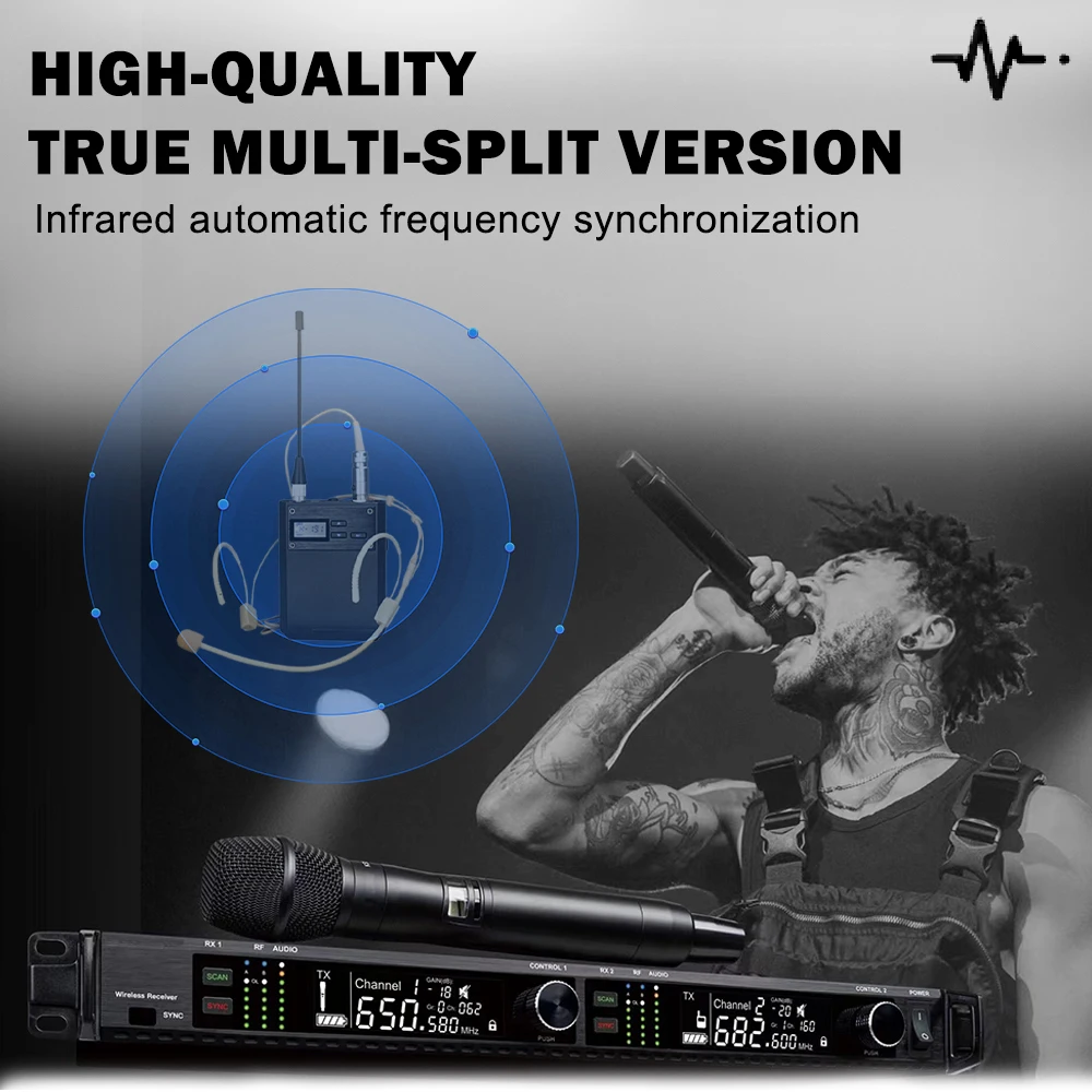 폴킷슨 AD4D 프로페셔널 디지털 무선 마이크 시스템 트루 다이버시티 512/640/925MHz BETA58 BETA87A KSM9 KSM8 스테이지 KTV