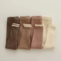 Newborn Baby Pant 0-3Years Girls Elastic Waist Patchwork Legging Botton Cotton Long Trousers Toddler Kids Autumn Tighs Clothes 2