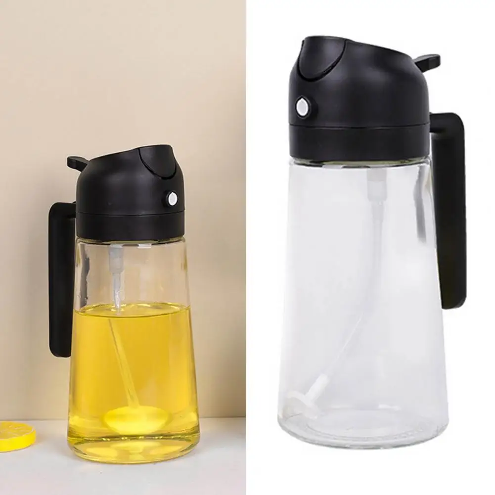 

Reusable Oil Sprayer 2 1 Oil Dispenser Spray Bottle for Air Fryer Salad Bpa-free Glass Kitchen Tool for Frying Multi-liquid
