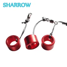 

6Pcs Archery Arrow Safety Slides Bowfishing Kit ID10mm Aluminum Hunting Fishing Slider for Outdoor Shooting Fish Accessories