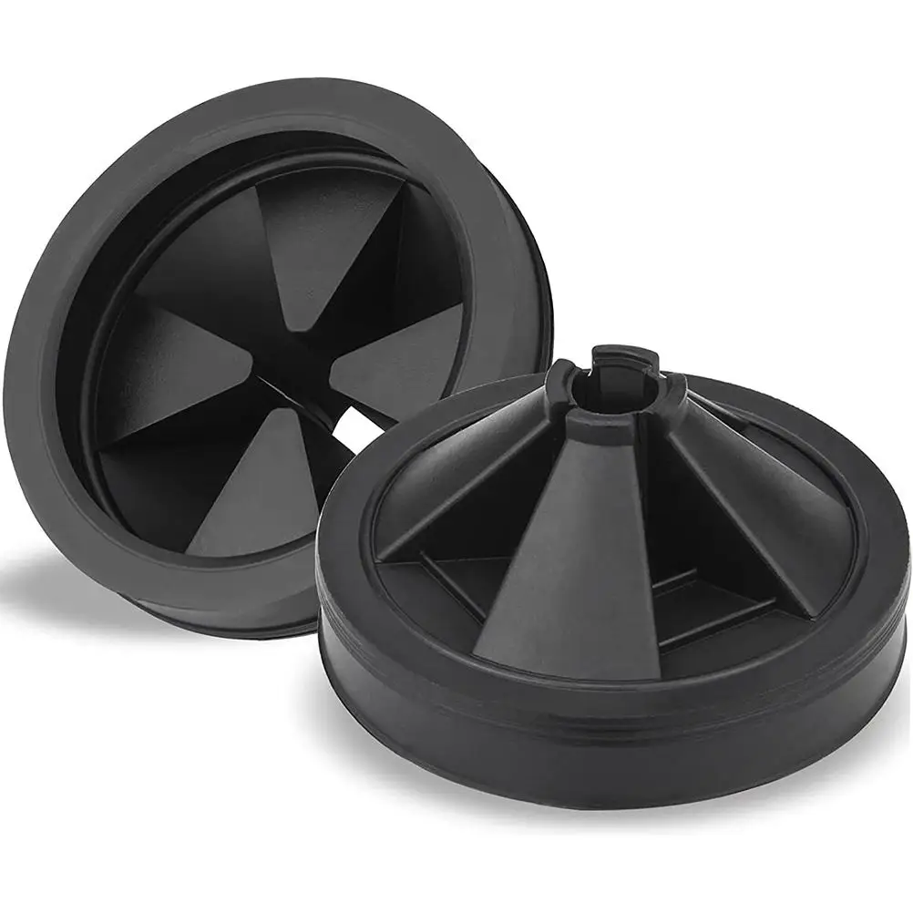 3-3/8 in. Rubber Disposer Splash Guard in Black