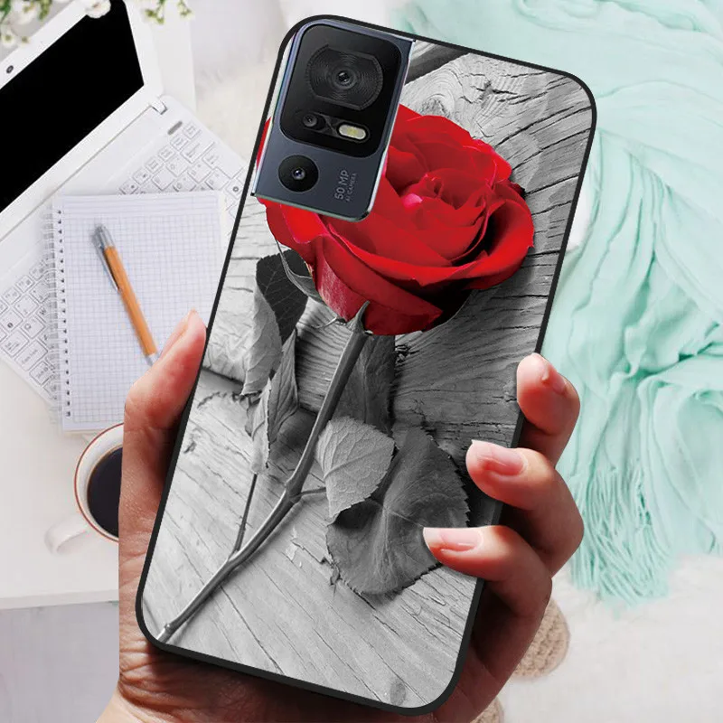 Black Lion and Wolf Silicone Soft Phone Case - Protective Shell