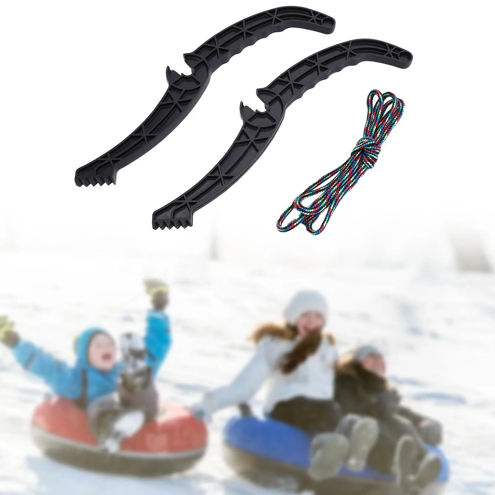 1 Pair Ski Sleds Brake Pads Replacement for Sledding Outdoor Outdoor Sleigh