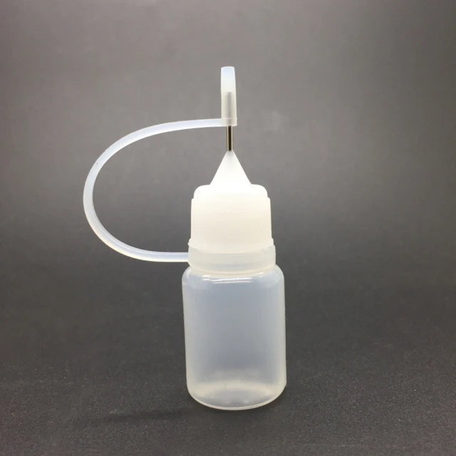 1oz Plastic Applicator Bottle & 1-inch Stainless Steel Tips , Fine Tip Glue  Applicator Bottle - AliExpress