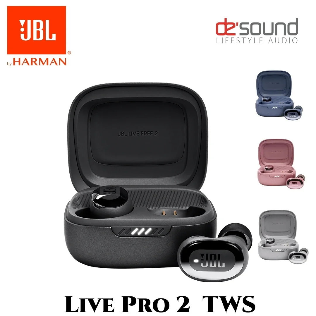 Оригинальные беспроводные наушники JBL Live Pro 2 TWS, Bluetooth 5,2, наушники с шумоподавлением, могут быть подключены к официальному приложению
