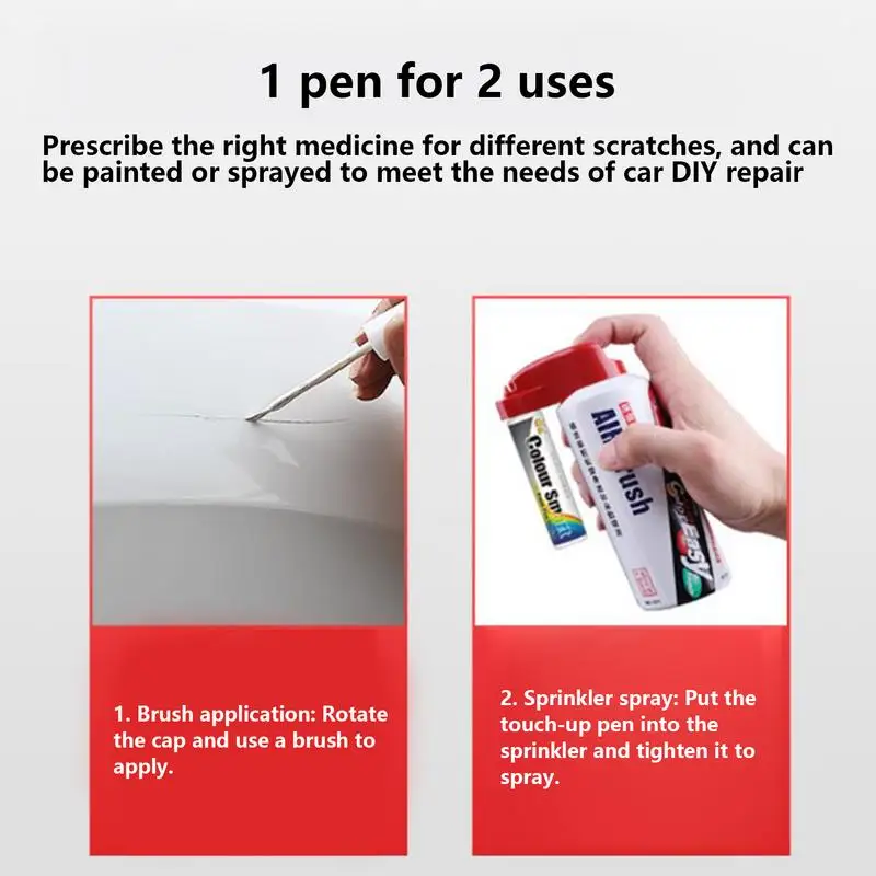 2pcs Universal Car Scratch Repair Paint Pen Waterproof Auto Coat Repair Paint Care Pens Scraches Removal car scratch remover pen car paint pen For Car Accessories