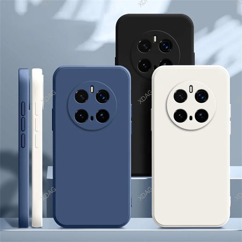 Liquid Silicone Lens Protection Back Cover for Honor Magic Series - Soft Square Design