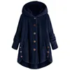 Fashion Trend Autumn and Winter Press-pleated Printed Turn-collar Long-sleeved Shirt Two-piece Furry Coat 5