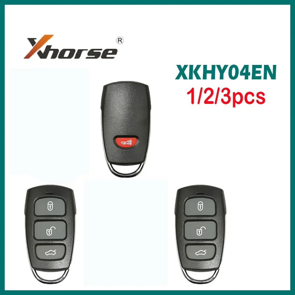 

Универсальный пульт дистанционного управления VVDI Xhorse XKHY04EN, ключ с 4 кнопками для VVDI Mini Key Tool VVDI2, версия на английском языке, 1/2/3 шт.