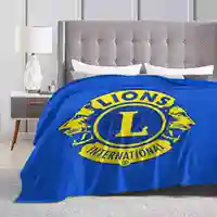 Lions Clubs International Four Seasons Comfortable Warm Soft Throw Blanket Lions Clubs International Lions Club International 1