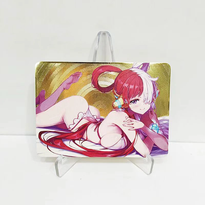 Anime Goddess Story Diy Metal Collectible Cards Uta Hoshino Ai Yor Forger Nakano Nino Children's Toys Christmas Birthday Gifts