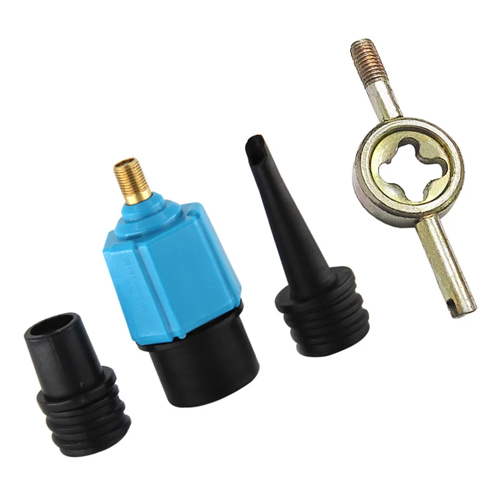 Pump Valve Adapter Air Valve Converter Inflatable Sup Pump Adaptor for Kayaking Dinghy Pontoon Boat