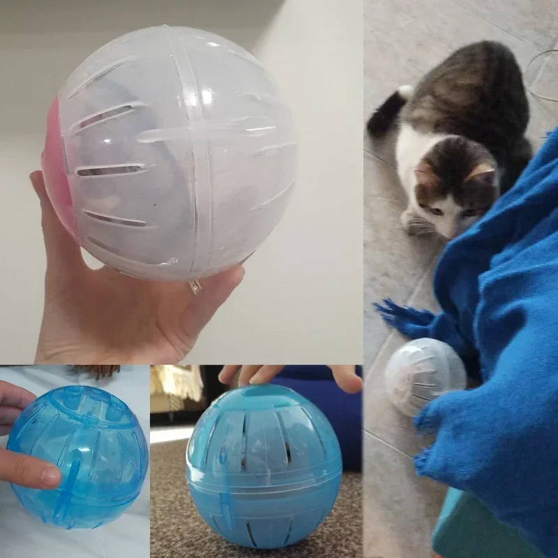 14 CM Plastic Outdoor Sport Ball Grounder Rat Small Pet Rodent Mice Jogging Ball Toy Hamster Gerbil Rat Exercise Balls Play Toy