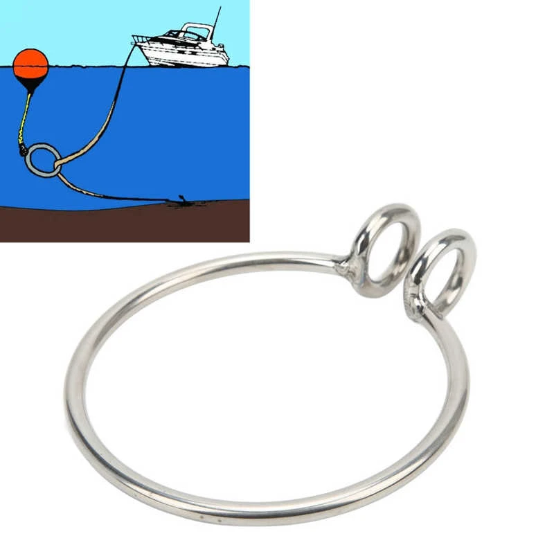 KIMISS Anchor Retrieval Ring - 8mm Stainless Steel Boat Anchor System