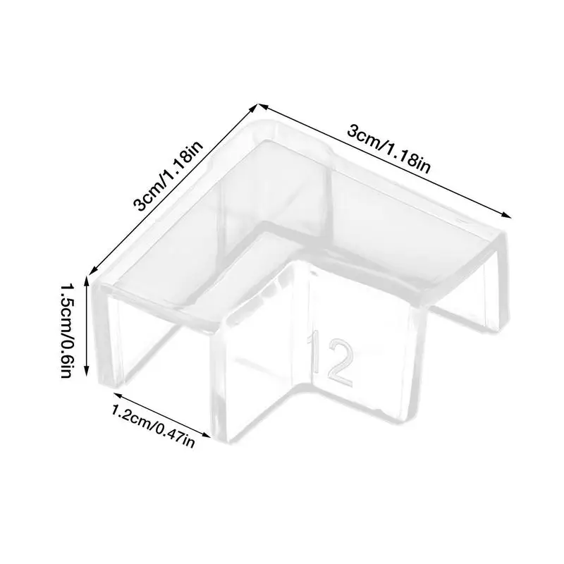 Table Corner Protectors For Baby Fish Tank Edge Corner Protectors 4pcs Baby Proof Bumper Multifunctional Accessory For Furniture