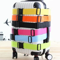 Luggage Safe Strap Adjustable Travel Accessories One Word Suitcase Buckle Strap Baggage Packing Belt Travel Suitcase Accessories 2