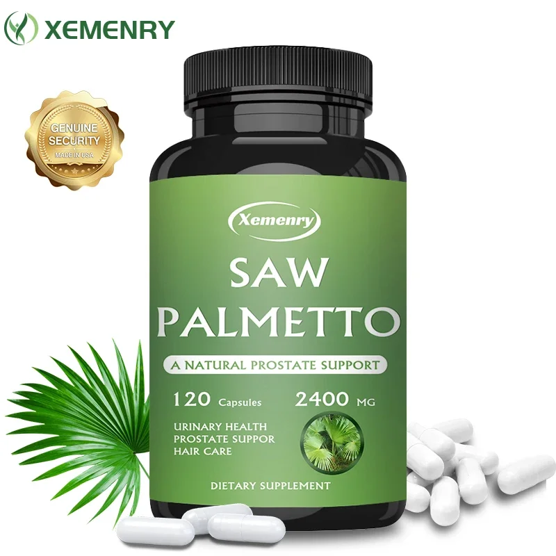 Saw Palmetto Men's Prostate Health Reduce Frequent Urination Promote Hair Growth