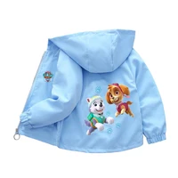 Spring Baby Boys Girls Coats Cartoon PAW Patrol Hoodies Jacket For Kids Sweatshirt Children Windbreaker Outerwear 1-10 Years 6