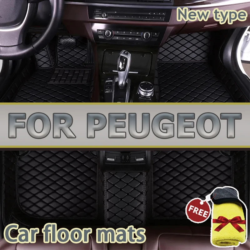 

Автомобильные коврики для PEUGEOT 206 206CC 207 207CC 208 301 307cc 307 307SW 308 308CC 308GT 308SW, 5 мест 405 406 407, автомобильные аксессуары