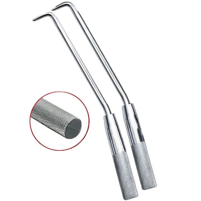 Cheap 1Pcs Rebar Hook Chrome Plated Hand Rebar Hook Iron Steel Bar