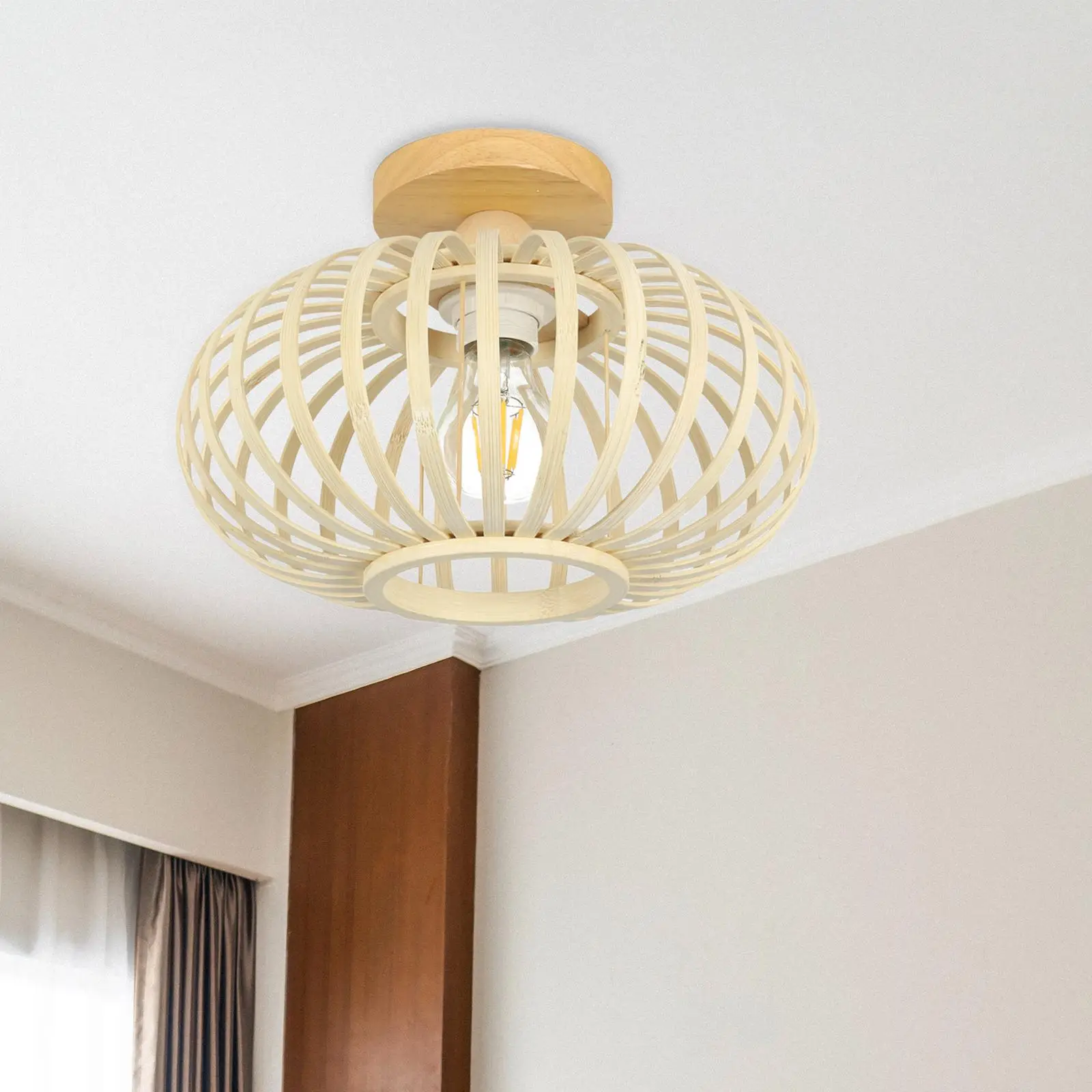 

Light Fixture Ceiling E27/E26 Base US Adapter Minimalist Ceiling Light Shade for Restaurant Kitchen Living Room Hotel Entryway