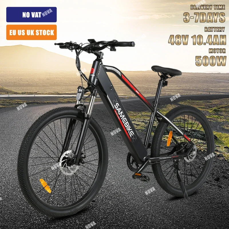 Samebike My275 Bici Elettrica 500W 48 V10.4Ah Display Colorato 27.5 Pollici Ebike Mountain Urban Road Bicicletta Elettrica Usa Eu Uk Stock