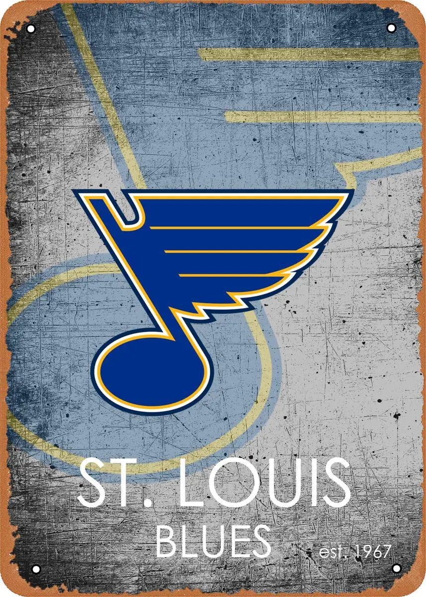 Металлический знак Mirace-Хоккей с шайбой St Bluetooth Хоккей-8x12 винтажная Оловянная пластина