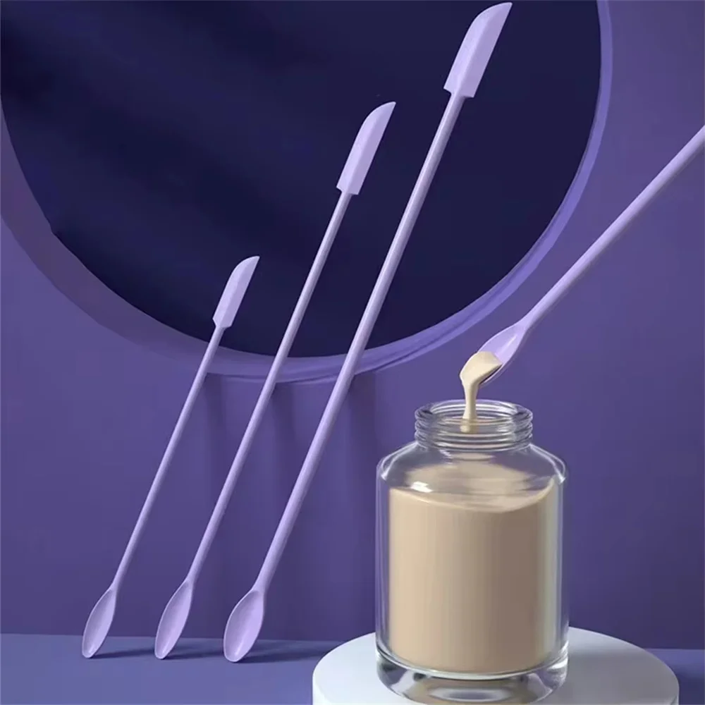Makeup Brush Set 3/9PCS Silicone Scraper Makeup Brushes Set Mini Soft Cosmetic Digging Spoon Jam Scraping Spoons Face Mask Brush