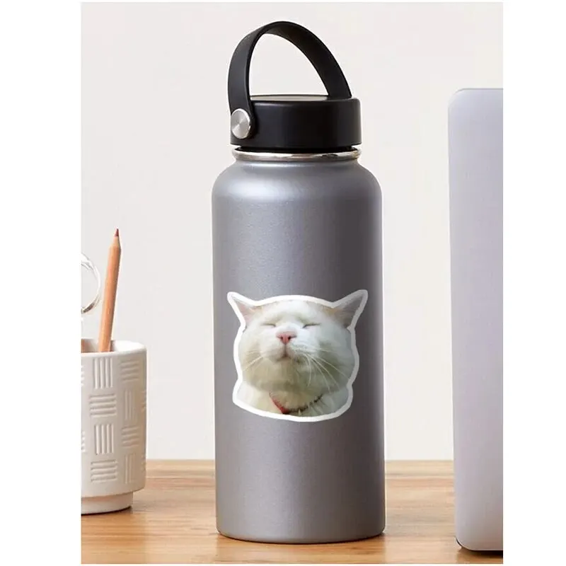 50pcs Waterproof Cat Stickers – Creative Stationery & Decoration Set