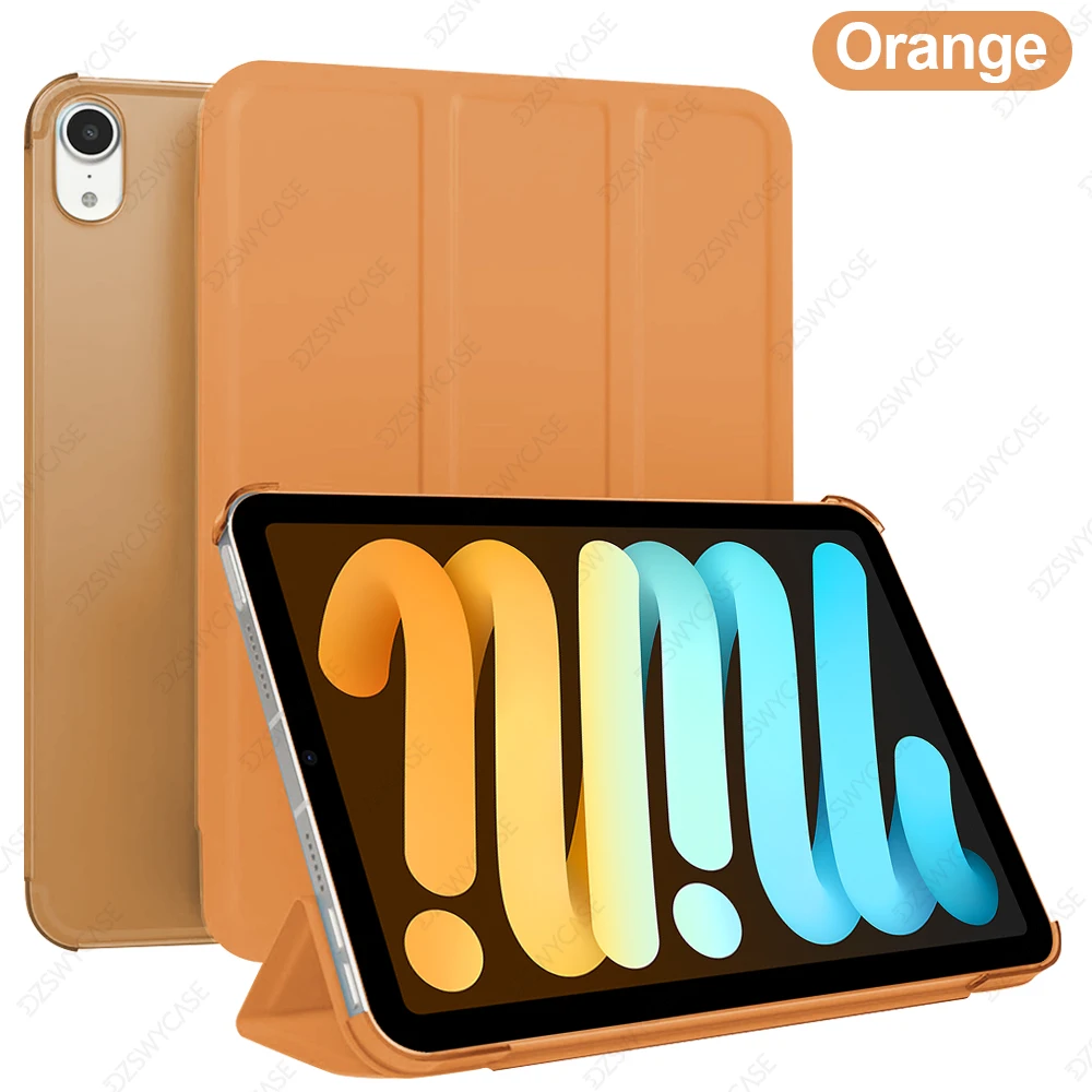 iPad Mini 7 (A17 Pro 2024) / Mini 6 2021 8.3 İnç için Akıllı Kılıf, Üç Katlı Stand Fonksiyonu, Koruyucu Kapak Otomatik Uyku/Uyandırma
