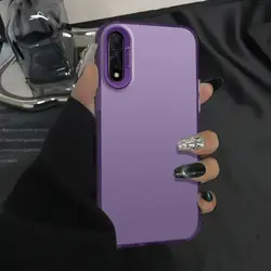 Luxurious Metallic Aurora Skin Matte Phone Case for Samsung Galaxy A Series (IMD purple)