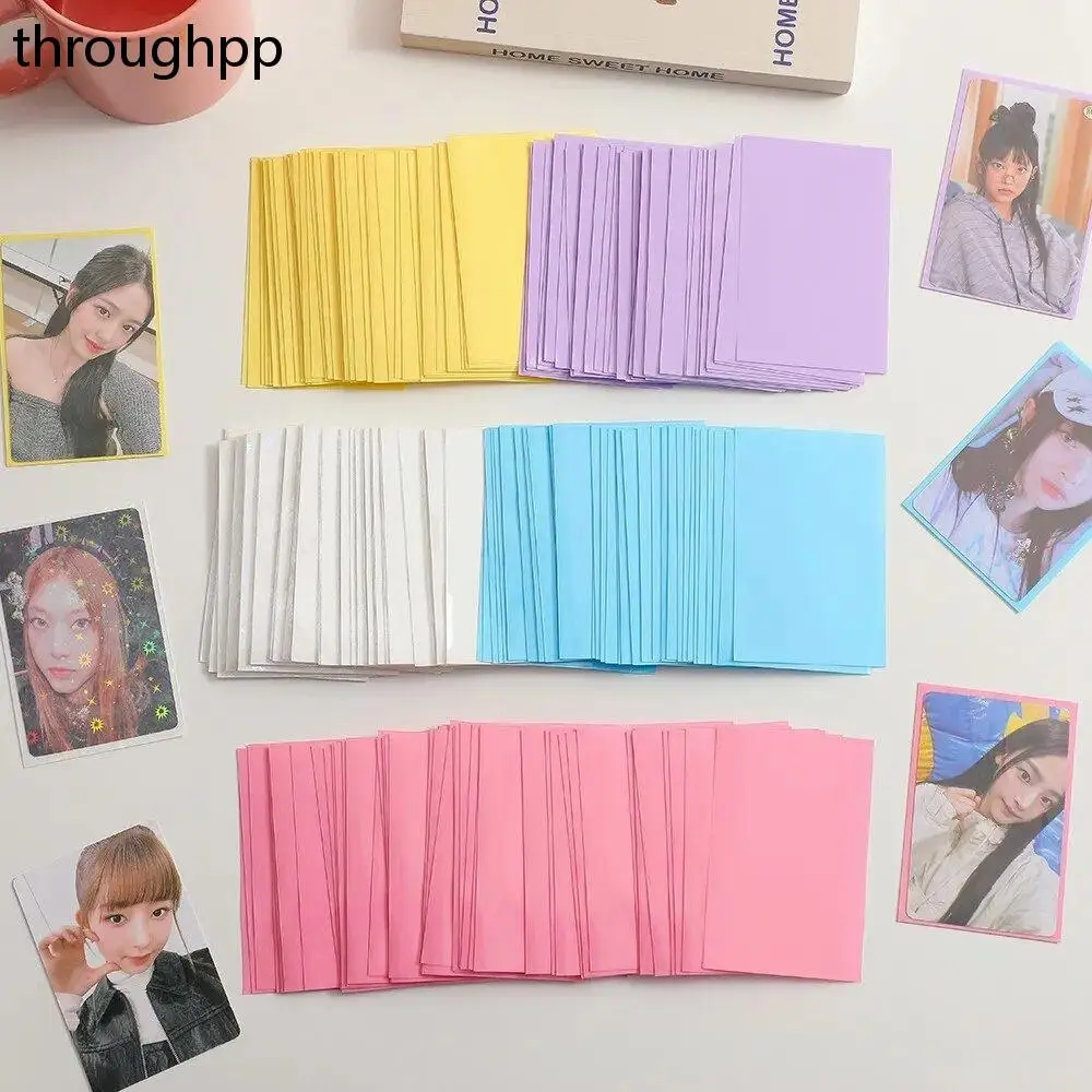 

10Pcs/Set Fashion Macaron Color Idol Photo Protective Cover Photo Cards Bag Photo Storage