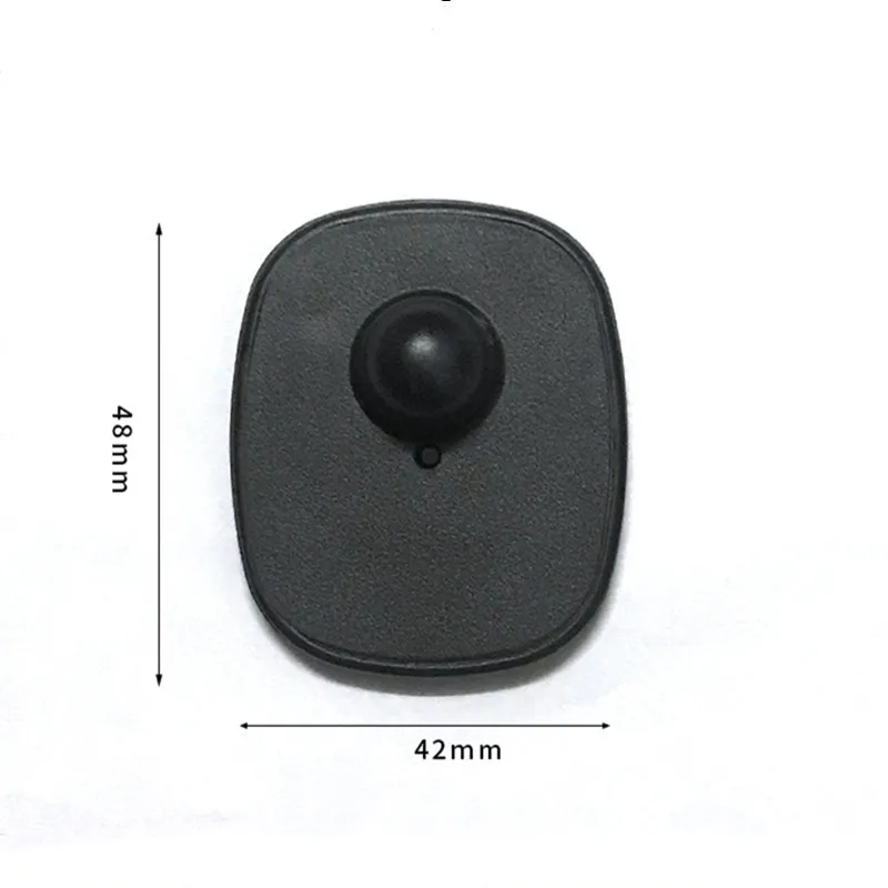 EAS 의류 도난 방지 마그네틱 버클 RF 8.2Mhz, 도난 방지 하드 라벨 감지 거리 1.1-1.5m, 100 피스