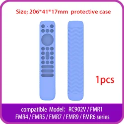 Silicone Shockproof Protective Remote Control Case (1pcs Luminous blue)