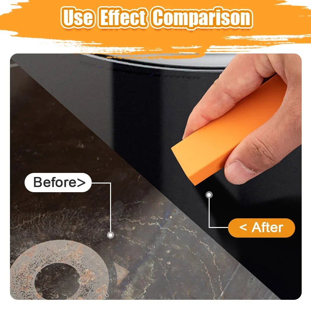 1/10PCS Easy Limescale Eraser Rubber Household Kitchen Bathroom Glass Rust Remover Scale Rust Brush Pads limescale eraser