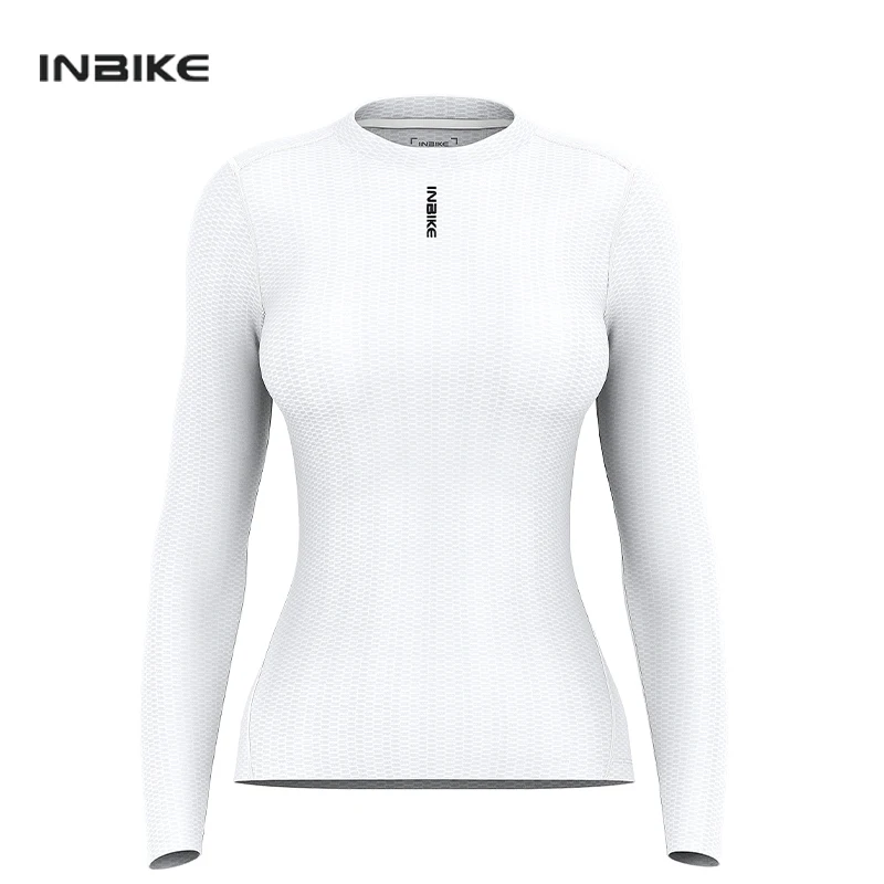 Cycling Underwear Cycling Shirts INBIKE Women's Bike Base Layer Long Sleeved Cycling Undershirt Clothing Lightweight Quick Dry Mesh Bicycle MTB Road Tops Shirts