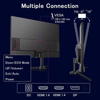 GreBear 165/144Hz Gaming Monitor 24 Inch - FHD 1080P IPS Screen 1ms (GTG) Home Office Computer Display, FreeSync Technology, 100 - Image 6