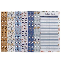 Budget Binder Sheets A6 Binder Stickers for Pockets Daily Budget Record Notes Binder Papers Category Sticker Labels 1