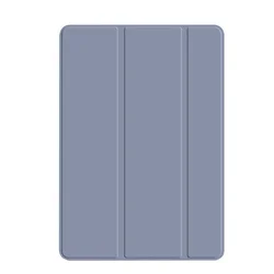 Premium PU Leather Folding Case for 12 Tablet - Stylish and Durable Cover for Enhanced Protection (Lavender gray)