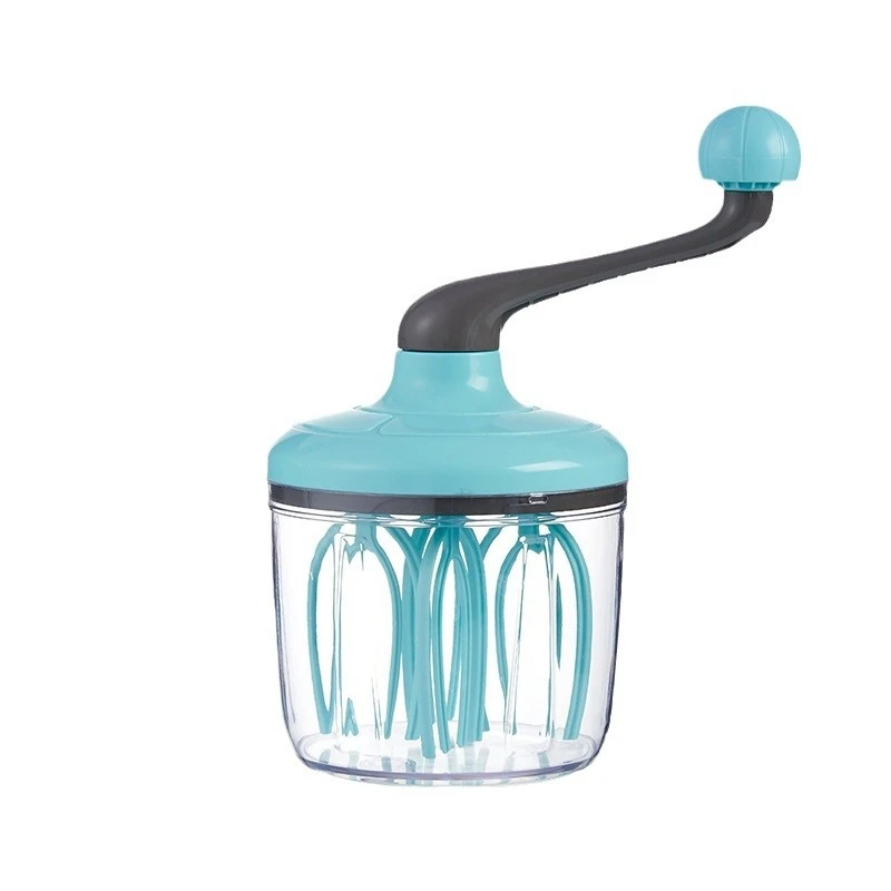 Household baking tools, cake cream beater, stirring rod, egg white foaming machine, semi-automatic hand cranked egg beater